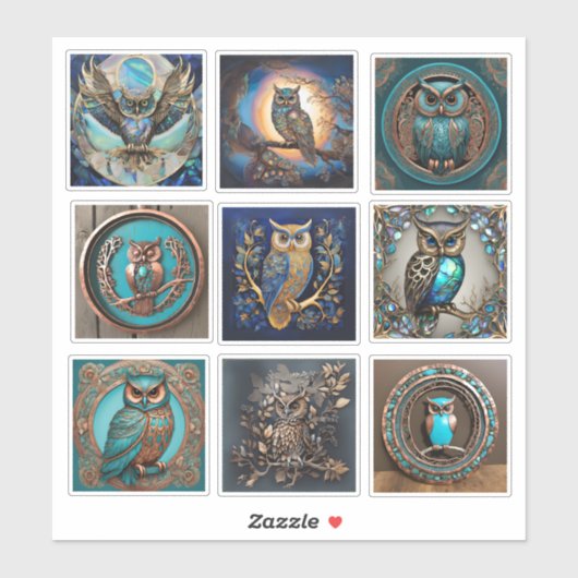 Sticker Collection de chevalets (Feuille)