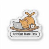 Sticker Collection de mèmes de chats drôles personnalisés (Devant)