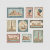 Sticker Collection de timbres royaux d'Égypte (Devant)