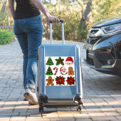 Sticker Collection d'icônes de Noël festives (Valise Insitu)