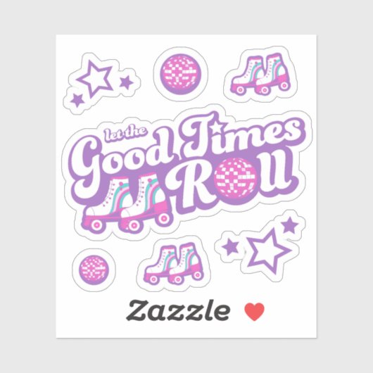 Sticker Collection Disco Roller Super Retro (Feuille)