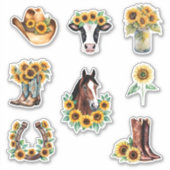 Sticker Collection Ferme de Campagne Tournesol (Devant)