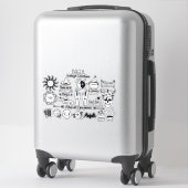 Sticker Collection Magique de Vintage (Sur valise)