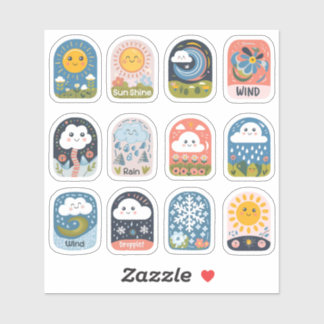 Sticker Collection météorologique - Conception 1