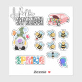 Sticker Collection Spring (Feuille)