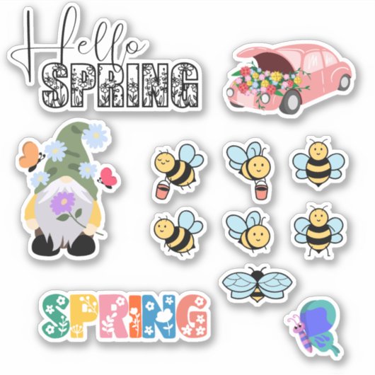 Sticker Collection Spring (Devant)