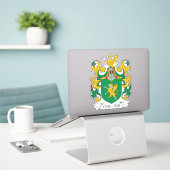 Sticker Collins Family Crest (Ordinateur portable sur le bureau)