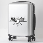 Sticker Colombe du Saint-Esprit Confirmation religieuse et (Sur valise)