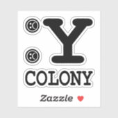 Sticker Colonie (Feuille)