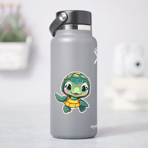 Sticker Colonne de tortue de mer pour enfants