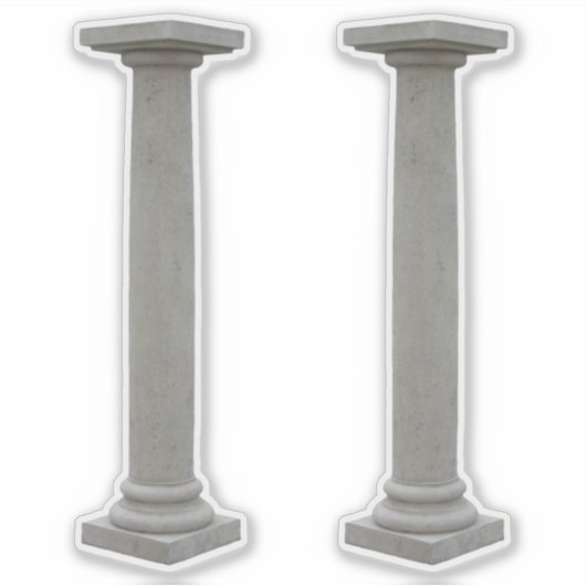 Sticker Colonnes doriques (Devant)