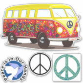 Sticker Colonnes Mondiales pour la Paix (Devant)