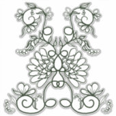 Sticker Color Me Joli Floral Motif (Devant)