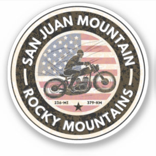 Sticker Colorado Scenic Byway San Juan Skyway randonnée à