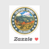 Sticker Colorado Springs (Feuille)