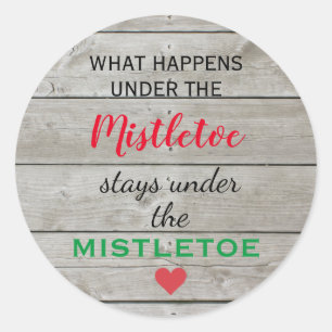 Sticker coloré Mistletoe Holiday