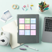 Sticker Coloré Mois Tracker Habit (Couverture iPad)