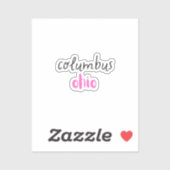 Sticker Columbus Ohio (Feuille)