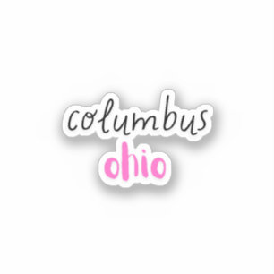 Sticker Columbus Ohio