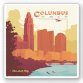 Sticker Columbus Ohio | Arch City (Devant)