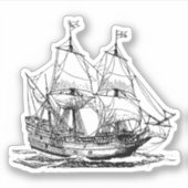 Sticker Columbus Ship (Devant)