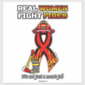 STICKER COMBAT RÉEL DES FEMMES (Feuille)