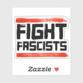 STICKER COMBATTRE LES FASCISTES (Feuille)