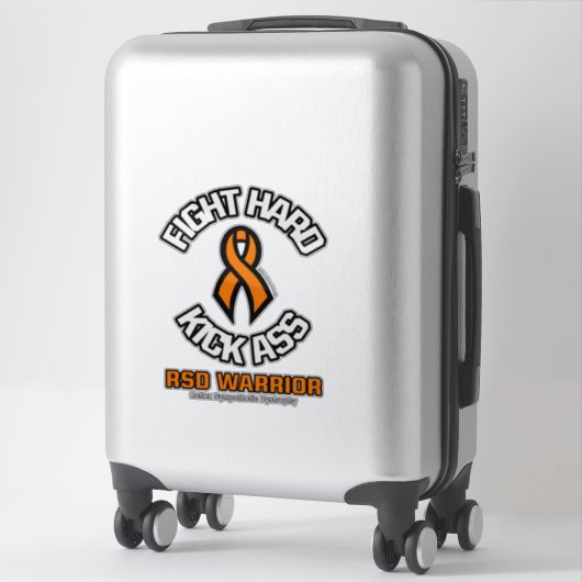 STICKER COMBATTRE UN COUP DUR...RSD (Sur valise)