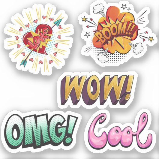 Sticker Comic Pop Art (Recto)