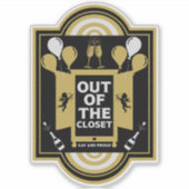 Sticker Coming Out As Gay Congratulations (Devant)