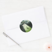 Sticker comique pour enlèvement de vache UFO (Enveloppe)