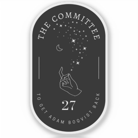 Sticker Comité pour récupérer Adam Boqvist (Devant)