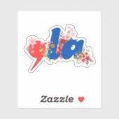 Sticker Comma la Flowers (Feuille)