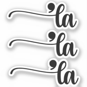 Sticker Comma La Kamala Harris Ponctuation La Election