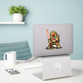 Sticker Commandant de l'espace à l'avocat — Guerre rétro d (Ordinateur portable sur le bureau)