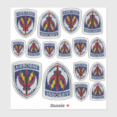 Sticker Commandement central des opérations spéciales SOCC (Feuille)