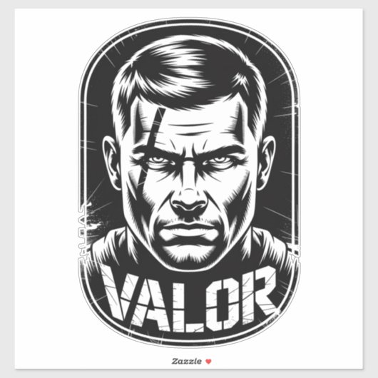 Sticker Commando Vendu À La Bataille (Feuille)