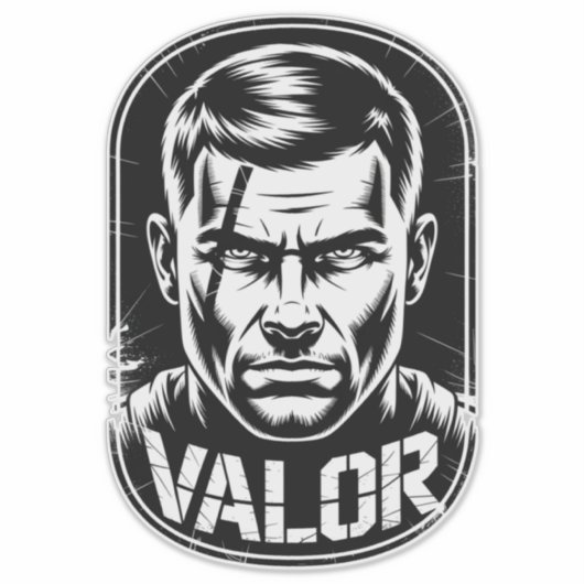 Sticker Commando Vendu À La Bataille (Devant)