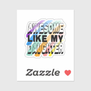 Sticker Comme Ma Fille