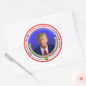 Sticker commémoratif de la destitution de Trump (Enveloppe)