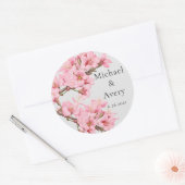 sticker commémoratif en fleurs de cerisier rose pa (Enveloppe)