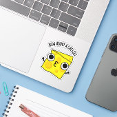 Sticker Comment à propos d'un bisou drôle au fromage Jeux (Ordinateur portable avec iPhone)