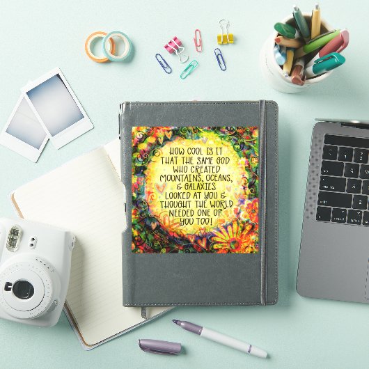 Sticker Comment Cool Est-Ce Que Ça Inspirera Dieu Plutôt I (Couverture iPad)