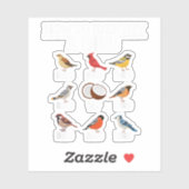 Sticker Comment identifier un oiseau Drôle d'observation d (Feuille)