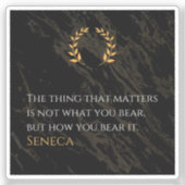 Sticker Comment vous le supportez - Citation de philosophi (Recto)