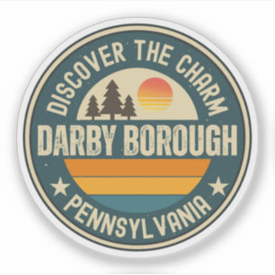 Sticker commune de Darby, Pennsylvanie