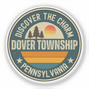 Sticker commune de Dover, Pennsylvanie