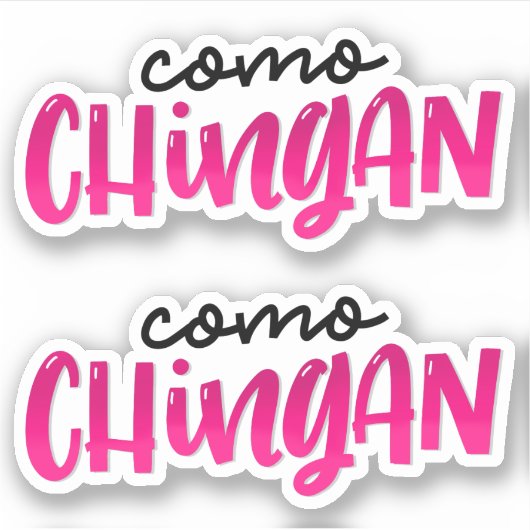 Sticker Como Chingan (Devant)
