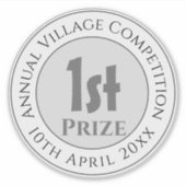 Sticker Competition 1st Prize Trophy Award (Devant)