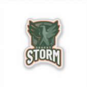 Sticker Competitive Gaming Desert Storm Eagle Logo Gaming (Devant)